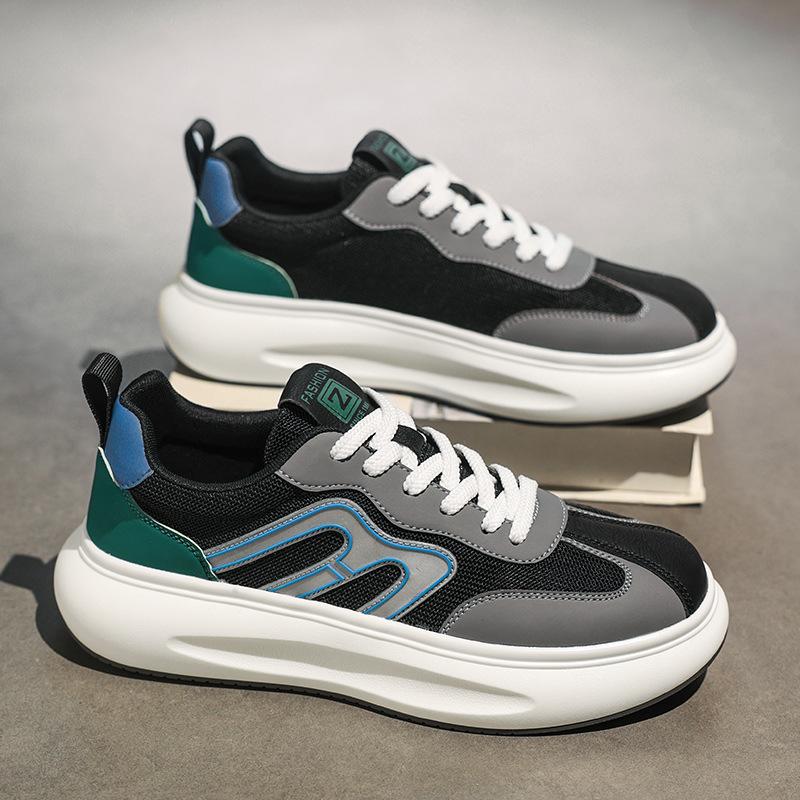 

Men s shoes winter breathable 2024 new versatile mesh youth casual sports shoes student niche trend board shoes 44 чорний