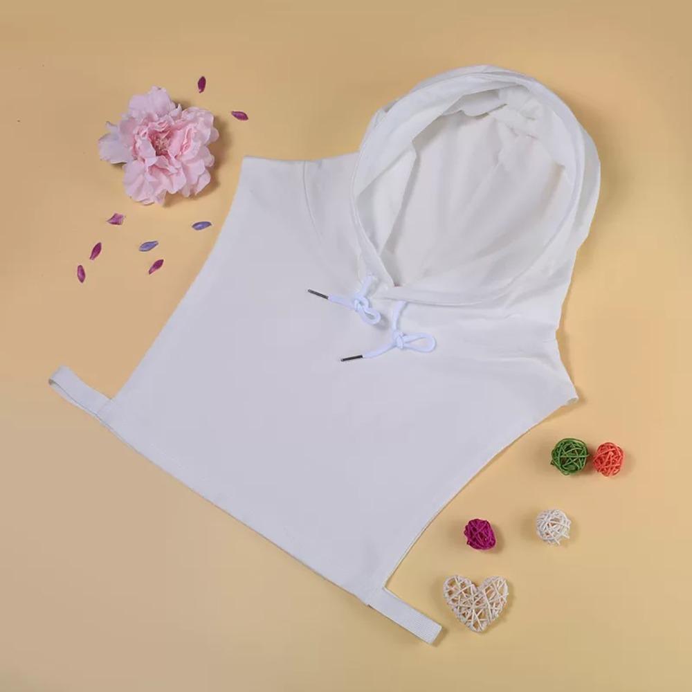 

Мягкий съемный воротник Съемный Съемный рубашка с капюшоном Накладной воротник Девочки белый