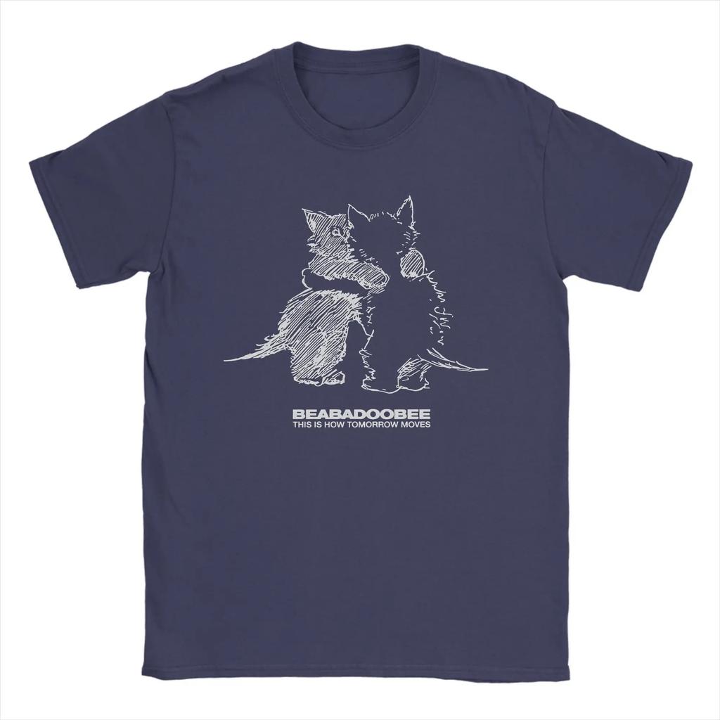 Men's T-Shirt Beabadoobee Cat Kiss Hipster Cotton Tee Shirt Short Sleeve T Shirt Round Collar Cotton Best Selling Round Neck tee
