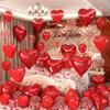 I Love You/Red Heart Love Foil Balloon 1000Pcs Rose Petals for Wedding Anniversary Valentine Day Romantic Special Night Party 5
