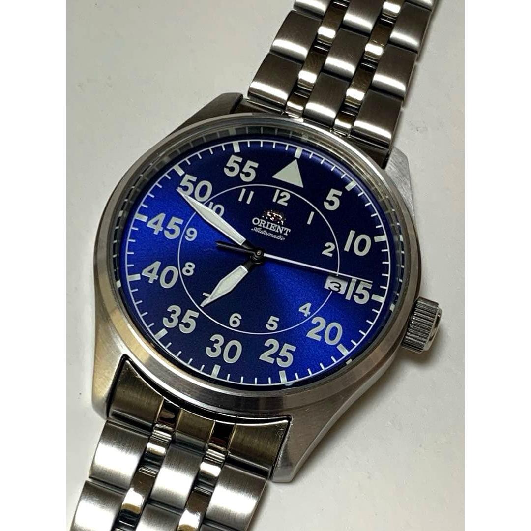Used ORIENT Automatic Pilot Blue RN-AC0H01L