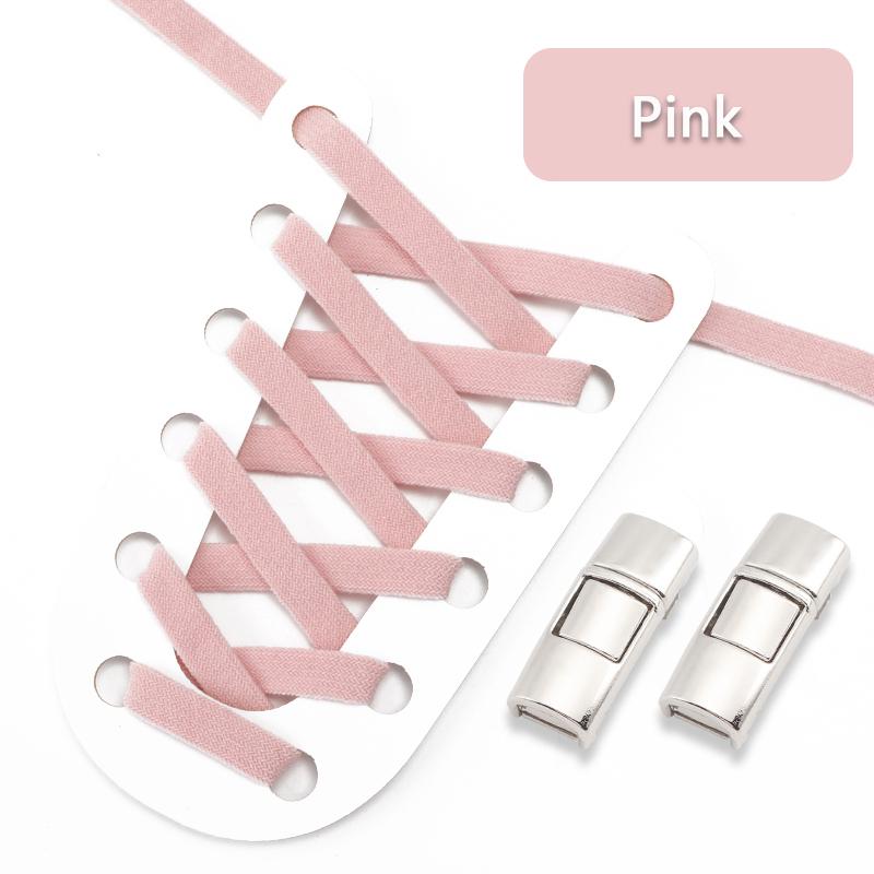 1 Paar Geen Strik Schoenveters voor Sneakers Kleur Elastische Schoenveters Plat Kinderen en Volwassenen Eenvoudig te Installeren Luie Schoenveters Casual
