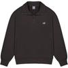 New Balance Sweatshirts Men's Dark Gray Lapel Moderate MT61642N-ABR