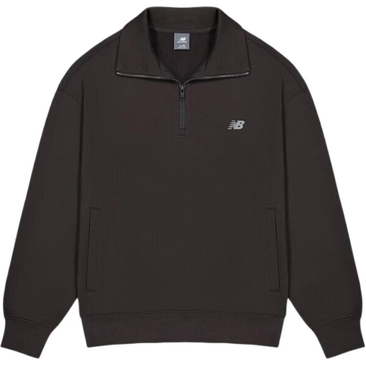 New Balance Sweatshirts Men s Dark Gray Lapel Moderate MT61642N-ABR 2XL