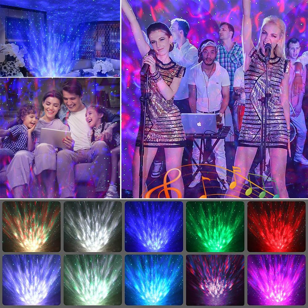 Bolong Ske-yzx02 Space Ball Music Star Light 10w Projector Light For Bedroom With Tuya Wifi Star Projector Night