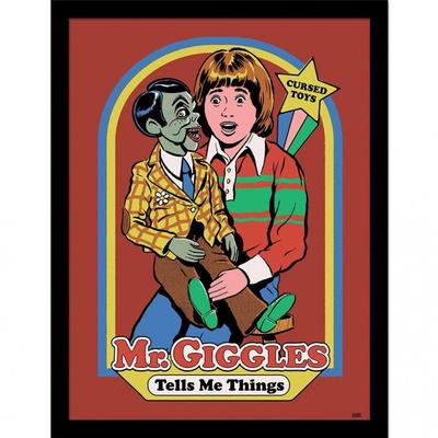 Mr Giggles Framed Poster