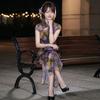 Purple sleeveless national style new Chinese Suzhou long cheongsam improved young women's high sense can be worn daily in summer