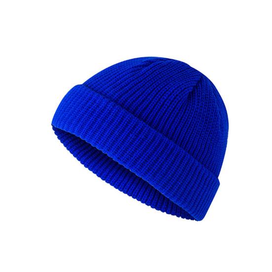 Men Women Solid Color Knitted Beanie Cap Warm Woolen Street Outdoor Sport Hat