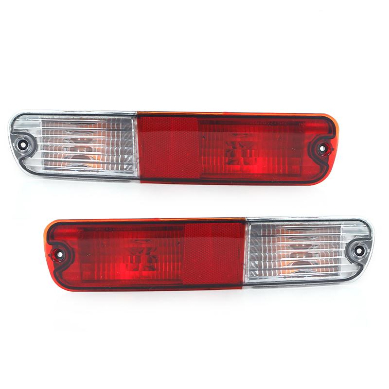 For Mitsubishi Pajero Montero V73 V75 V77 2003-2007 Car Rear Bumper Brake Light Tail Turn Signal Reflector Lamp With Bulb