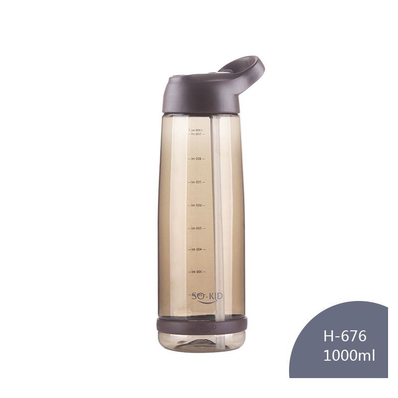 Water With Bottle Straw Plastic Bpa Leakproof Sports Travel Plastic Mugs Drinks