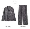 Men's Cotton Pajama Set - Long Sleeve & Pants, Spring To Winter, Casual Outdoor Wear, Plus Size Available