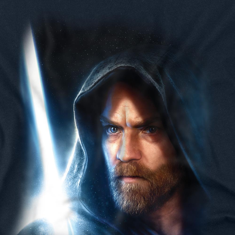 Star Wars Unisex Adult Obi Wan Kenobi Poster T-Shirt