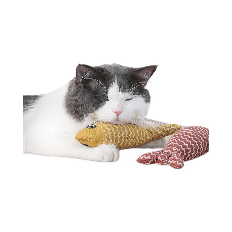 

Имитация рыбы игрушка для кошки плюшевая игрушка кошачья мята игрушка для кошки лен устойчивый к укусам зубы товары для питомцев бордовый