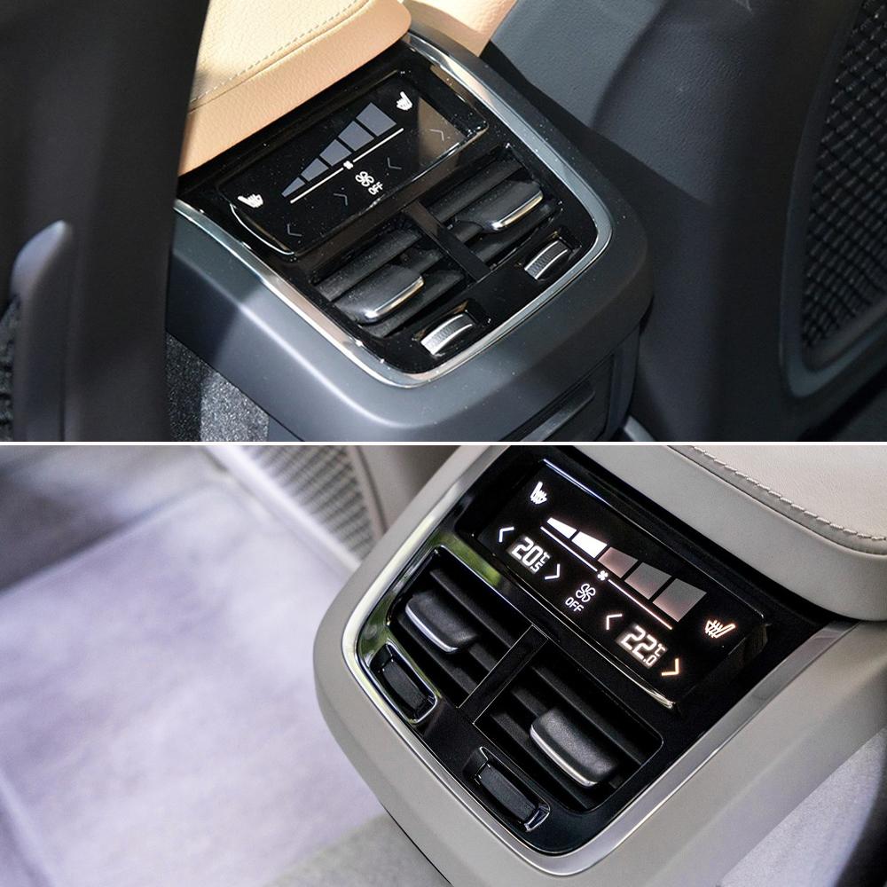 Car Rear Air Conditioning AC Vent Grille Outlet Slider Tab Clip Repair Kit For Volvo V90 S90 2016 2017 2018 2019 2020 2021-2024