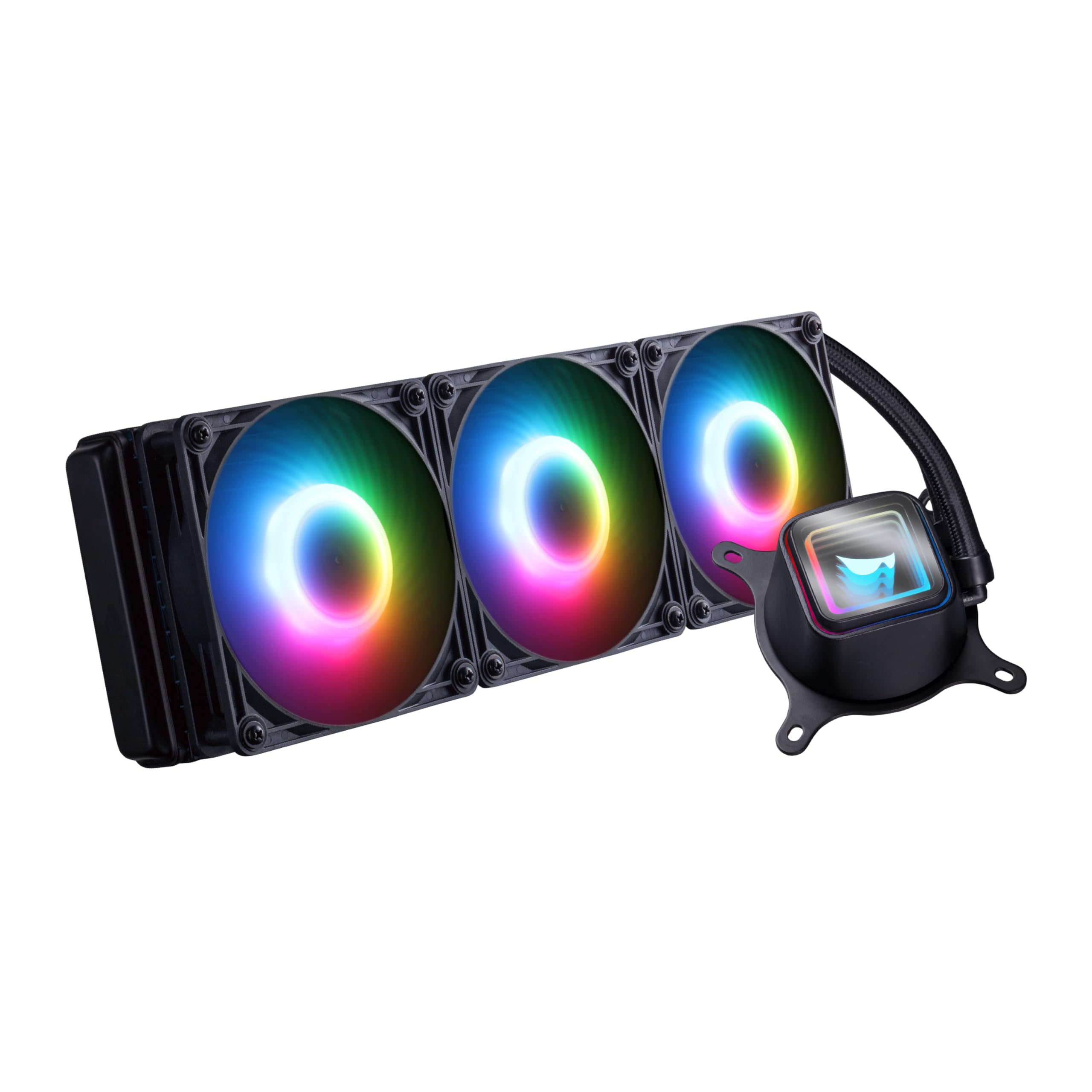 

water cooling CPU cooler LED model 360mm PWM fan x Equipped with ASETEK radiator Expert-oriented (120mm 3) KURO-AIOWC360L/V2