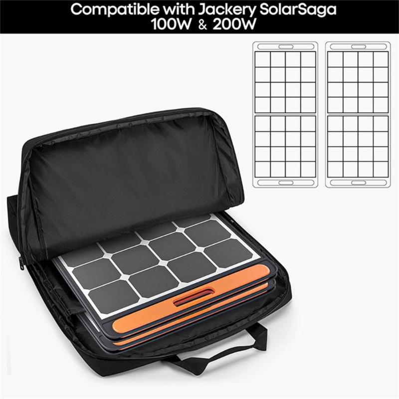 Portable Solars Panel Case Convenient for PS100 PS200 Offer Secure Storage and Easy Portability Designs