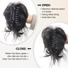 Synthetic Curly Chignon Women Hair Bun with Claw Clip Heat Resistant Updo Cover Hairpiece Extensions Accessories