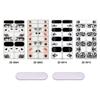 Halloween Glow-in-the-Dark Nail Wraps Set – Self-Adhesive Glitter Nail Stickers, Spooky Party DIY Manicure
