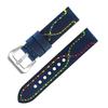 Cinturino per Orologio HQ Edizione Acciaio Regolabile Traspirante Morbido Cavo Mucca Unico Comodo Sportivo Flessibile Smart Cinturino in Pelle per Orologio