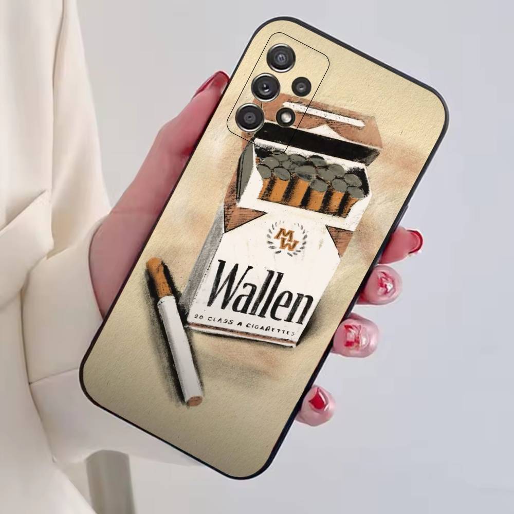 Morgan W-Wallen Singer Phone Case For Samsung S25,S24,S21,S22,S23,S30,Ultra,S20,Plus,Fe,Lite,Note,10,Black Cover