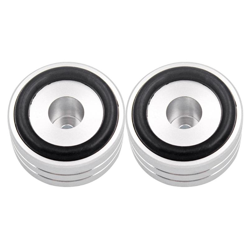 4Pieces Speaker Stands Feet Pads Strong Shock Absorptions Floor Foot Nail Isolation Mat Easy to Use Small Pads Props