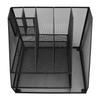 Office Desk Organizer Black Iron Mesh 3 Tier Paper Letter Tray 2 Pen Holder and File Organizer