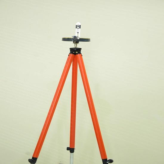 Aluminium and Brass Mix Working Survey Prismatic Compass with Aluminium Adjustable Tripod Stand 152.4 Cm