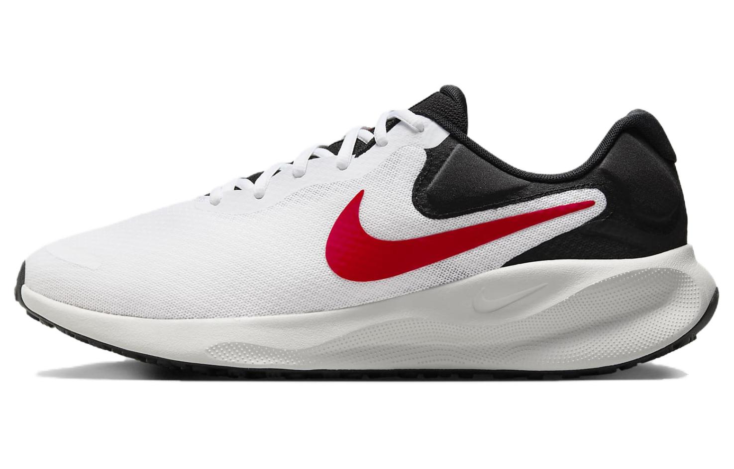 

Nike Revolution 7 White Black Photon Dust Fire Red FB2207-102 44.5