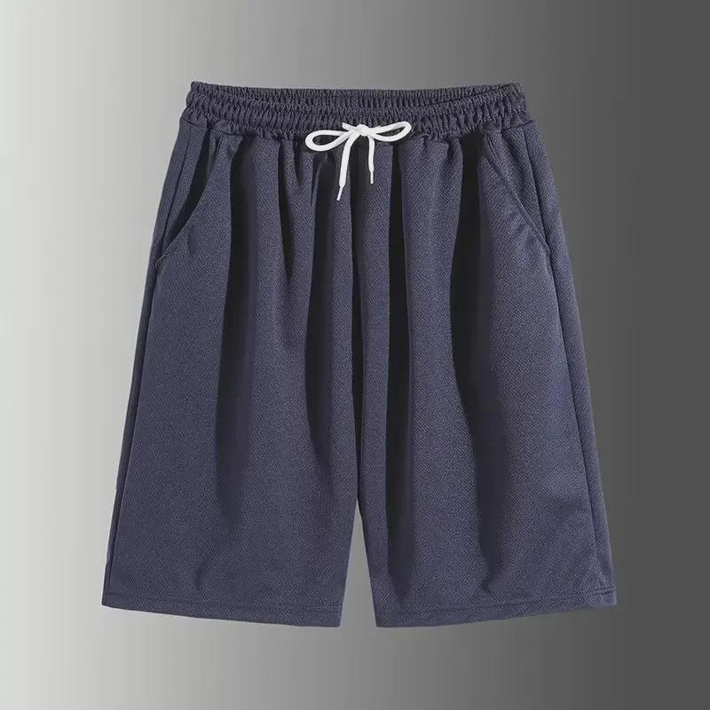 Men's 100% Cotton Quick-Drying Summer Shorts, 5-Inch Length