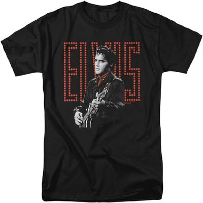 Elvis Presley Roter Gitarrenmann Unisex Erwachsenen T-Shirt