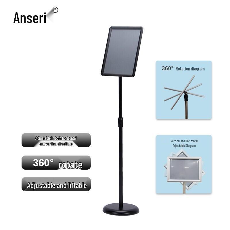 Rounded Corner A4 Display Sign Stand