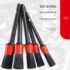 Six-Piece Car Interior Detailing Brush Set with Soft Bristles for Dusting and Cleaning Gaps and Air Vents
