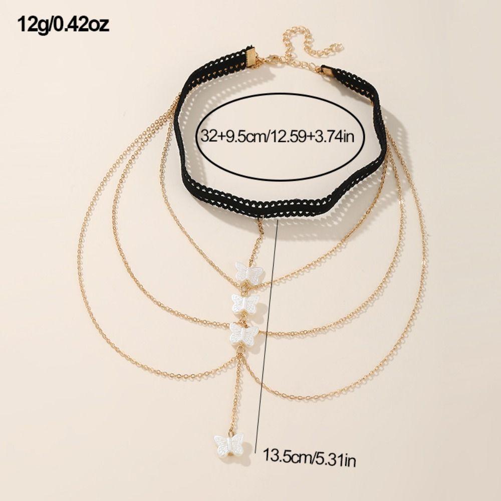 Multi-layer Lace Pearl Leg Chain Bohemian Korean Style Garter Beach Women Leg Chain  Women