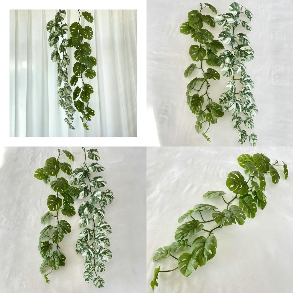 12m Faux Monstera Vine Hanging Plant For Living Room Wall Decoration