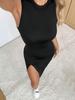Women's Elegant Casual Sleeveless Slit Dress - Spring/Summer 2026 Collection