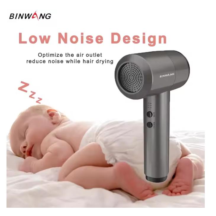 Professional Outdoor 300W Lithium Portable Mini Hair Blow Dryer Household Cordless Hairdryer Rechargeable Wireless Hair Dryer