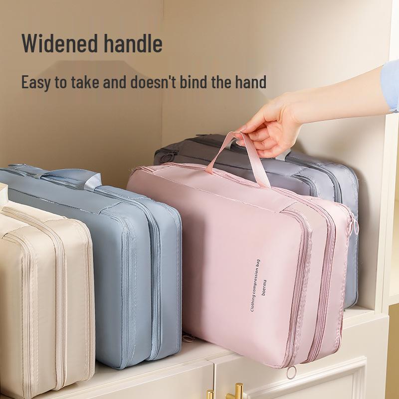 Waterproof Travel Storage Set: Compression Bags for Pajamas & Underwear - Ideal for Business Trips & Suitcases