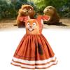 Hoppers Kinder Biber Verwandlung Cosplay Kleid Mit Cartoon Aufdruck Für Kinder Alter 3 Bis 8