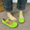 Fashion flat-bottomed single shoes women's new spring and summer versatile with skirts Casual Mary Jane shoes