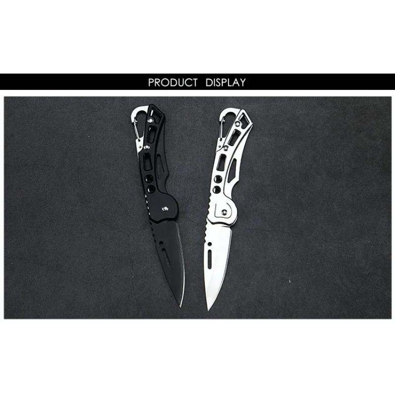 Outdoor Protable Stainless Steel Sharp Paring Folding Knife Pocket EDC Utility Knife for Camping Fruit Cutting Tool