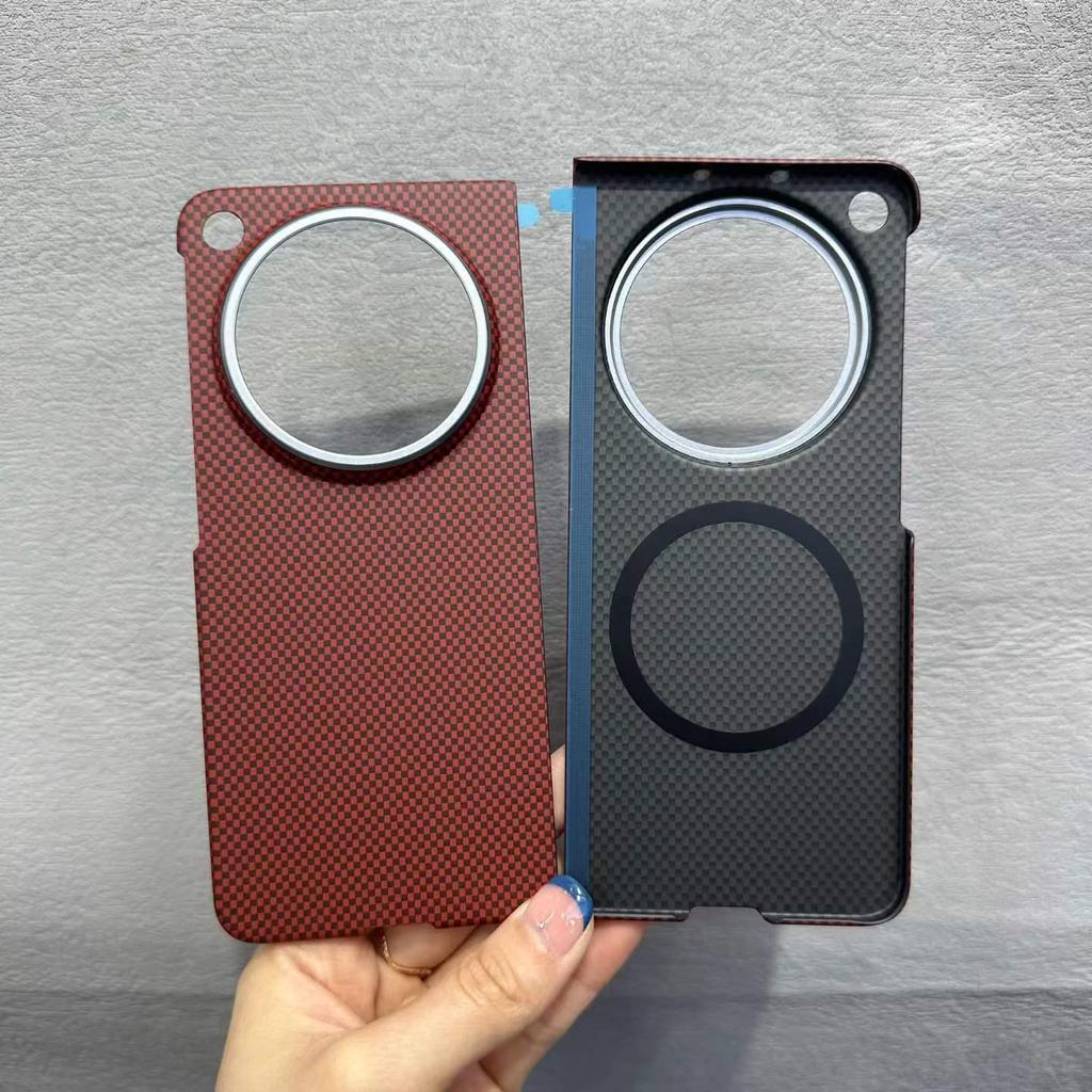 Foldable Huawei MateX7 Magnetic Case with Fiber Texture, Ultra-thin Back Cover for Honor Magic V6