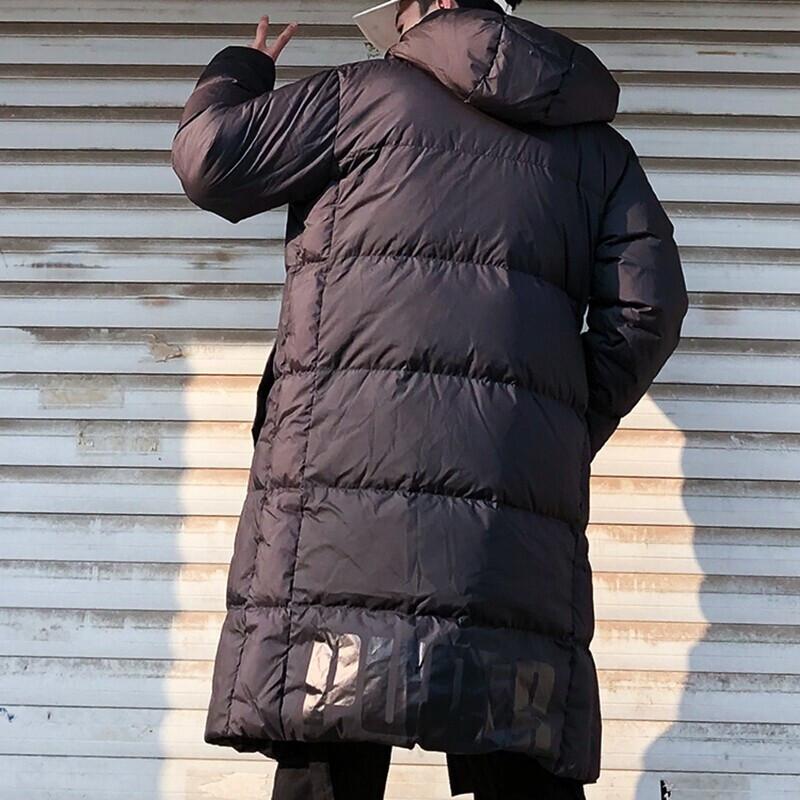 Puma Long Hooded Down Jacket Men Outerwear Black 581642-01