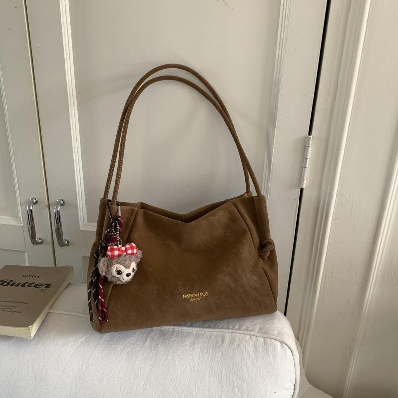 Fashion commuter large-capacity bag women's winter new college student class bag casual shoulder bag tote bag