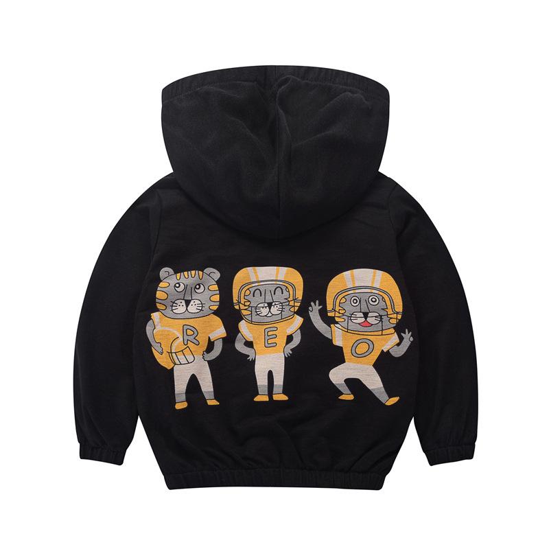 Betop Kids' Korean Style Cartoon Hooded Sun Protection Jacket