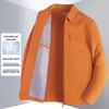 High-End Spring Business Casual Jacket - Turn-Down Collar, Zipper, Lightweight Executive Workwear