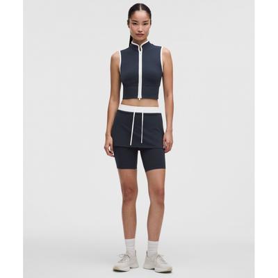 Lullulemon Everlux™ Colorblock Layered Skirt Trnv Wht
