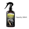 Electric Shaver Cleaning Solution 260ml Odorless Razor Cleaner Spray Non-Greasy Finish Rust Prevention for Home Grooming Tools