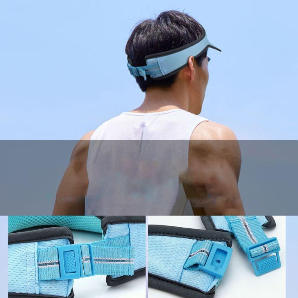 Adjustable Sunscreen Cap UV Protection Tennis Hat Fashion Empty Top Cap  for Men Women