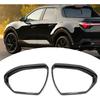 for Hyundai Santa Cruz Car Mirror Rain Eyebrow Cover Carbon Fiber Style Trim Frame Accessories Decor 2022 2023 2024 2025 2pcs