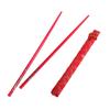 Red Chopsticks Chinese Wood Bag Holder Dinnerware Flatware Kitchen Food Stick
